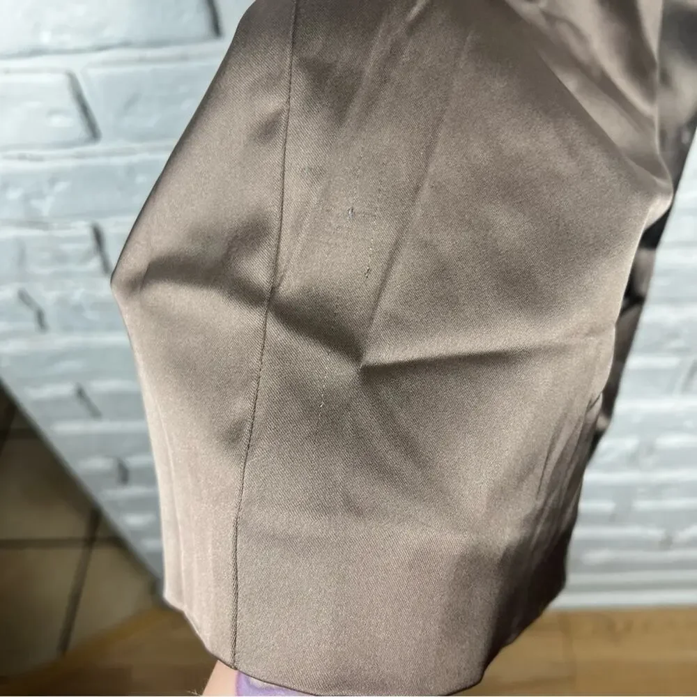 NWT Babaton Aritzia Taupe Racerback Sleeveless Dress Size 0 - Picture 8 of 14